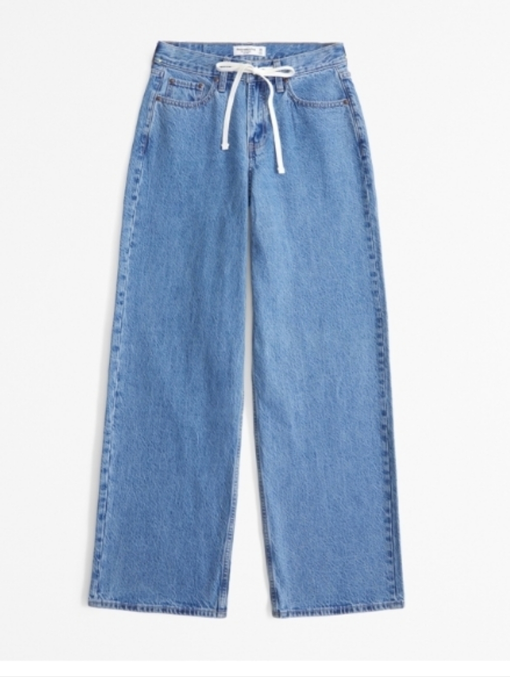 Womens Abercrombie Low Rise Ultra Loose Jeans